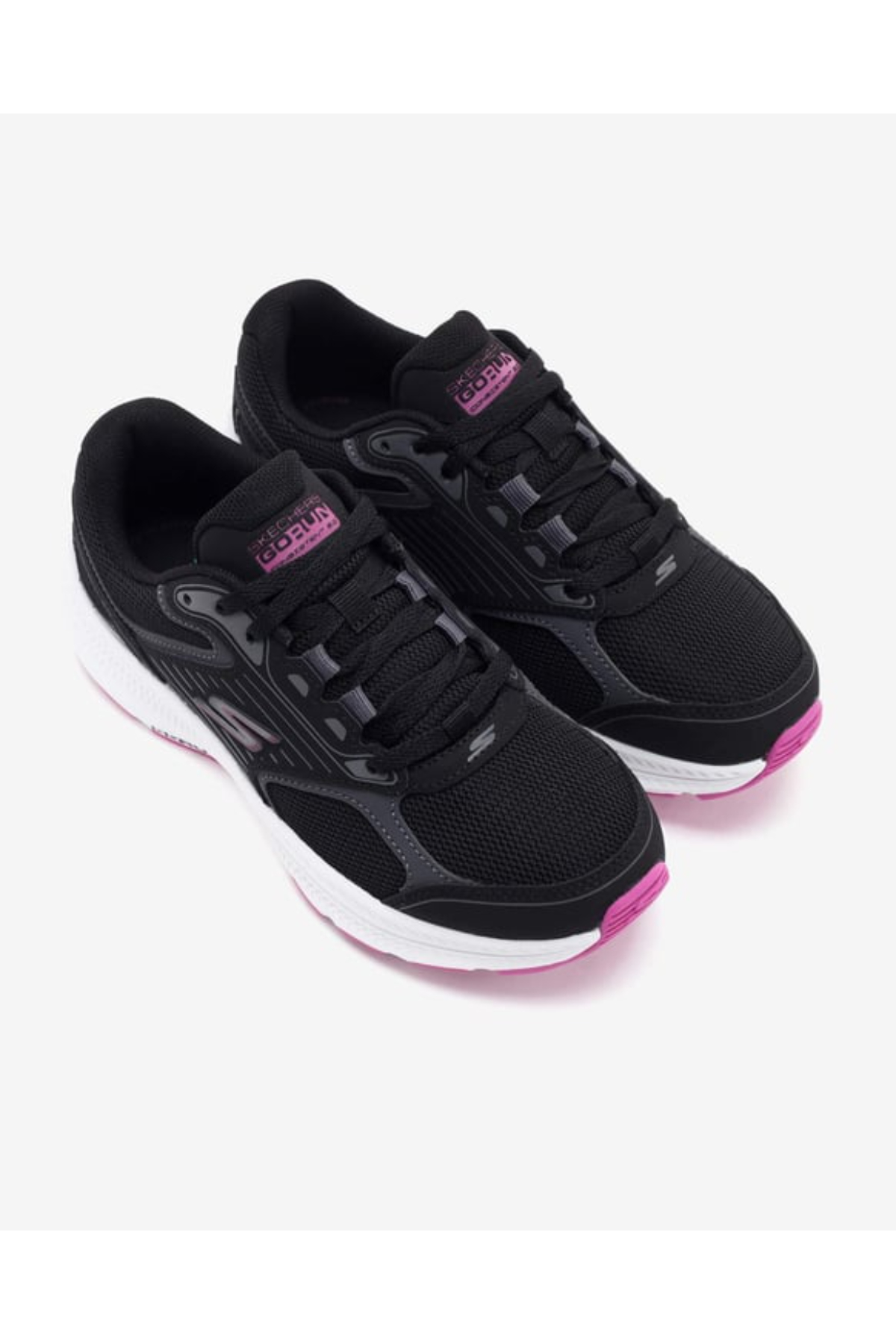 Skechers 128606/BKFS GO RUN CONSISTENT Kadın Spor Ayakkabı Siyah Beyaz