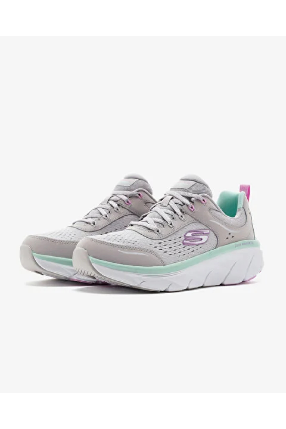 Skechers 150093 / GYMT DLUX WALKER 2.0 Kadın Yürüyüş Ayakkabı Gri