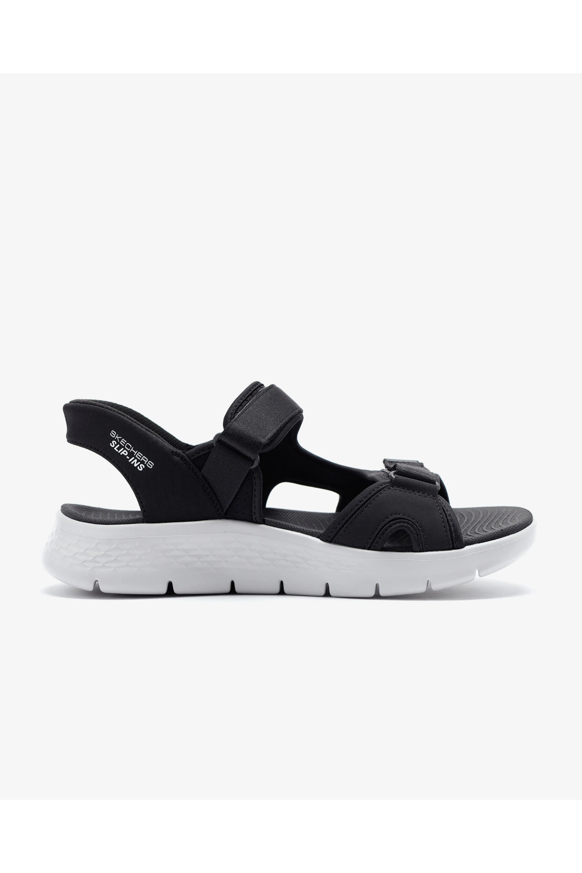 Skechers 229210/BKGY GO WALK FLEX SANDAL Erkek Sandalet Siyah Gri