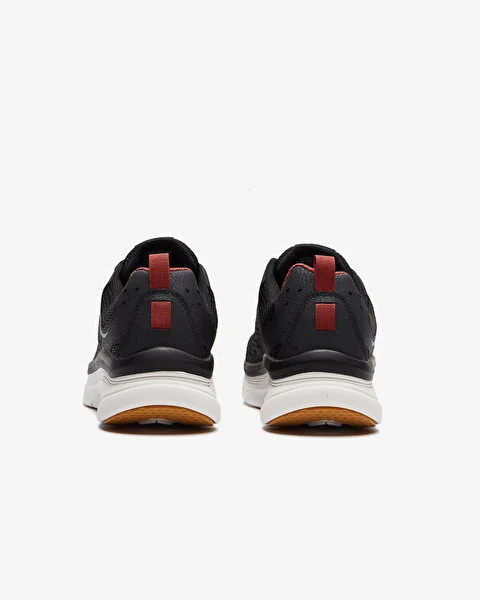 Skechers 232044/BLK DLUX WALKER Erkek  Koşu Ayakkabı Siyah Beyaz