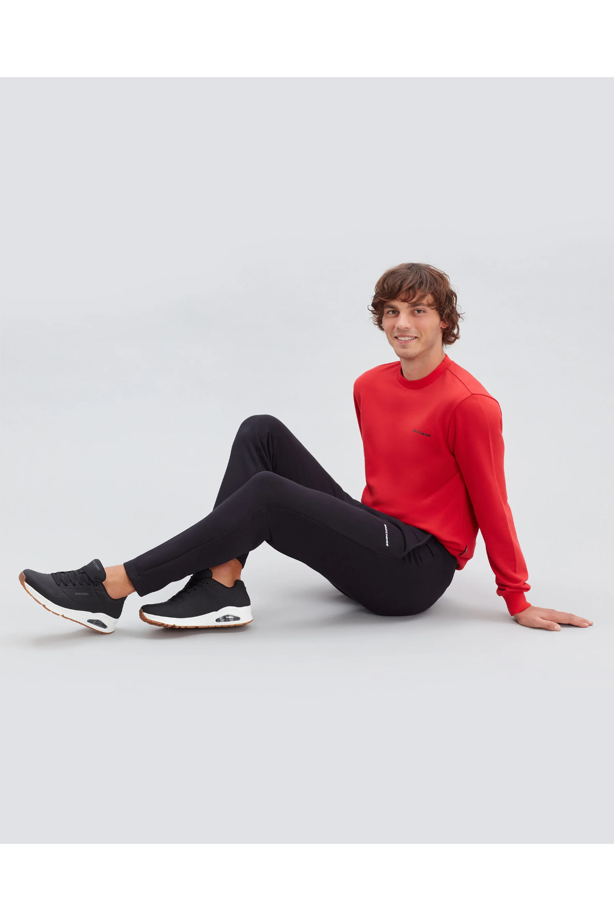 Skechers 52458/BLK UNO STAND ON AIR  Erkek Sneaker Ayakkabısı Siyah Beyaz