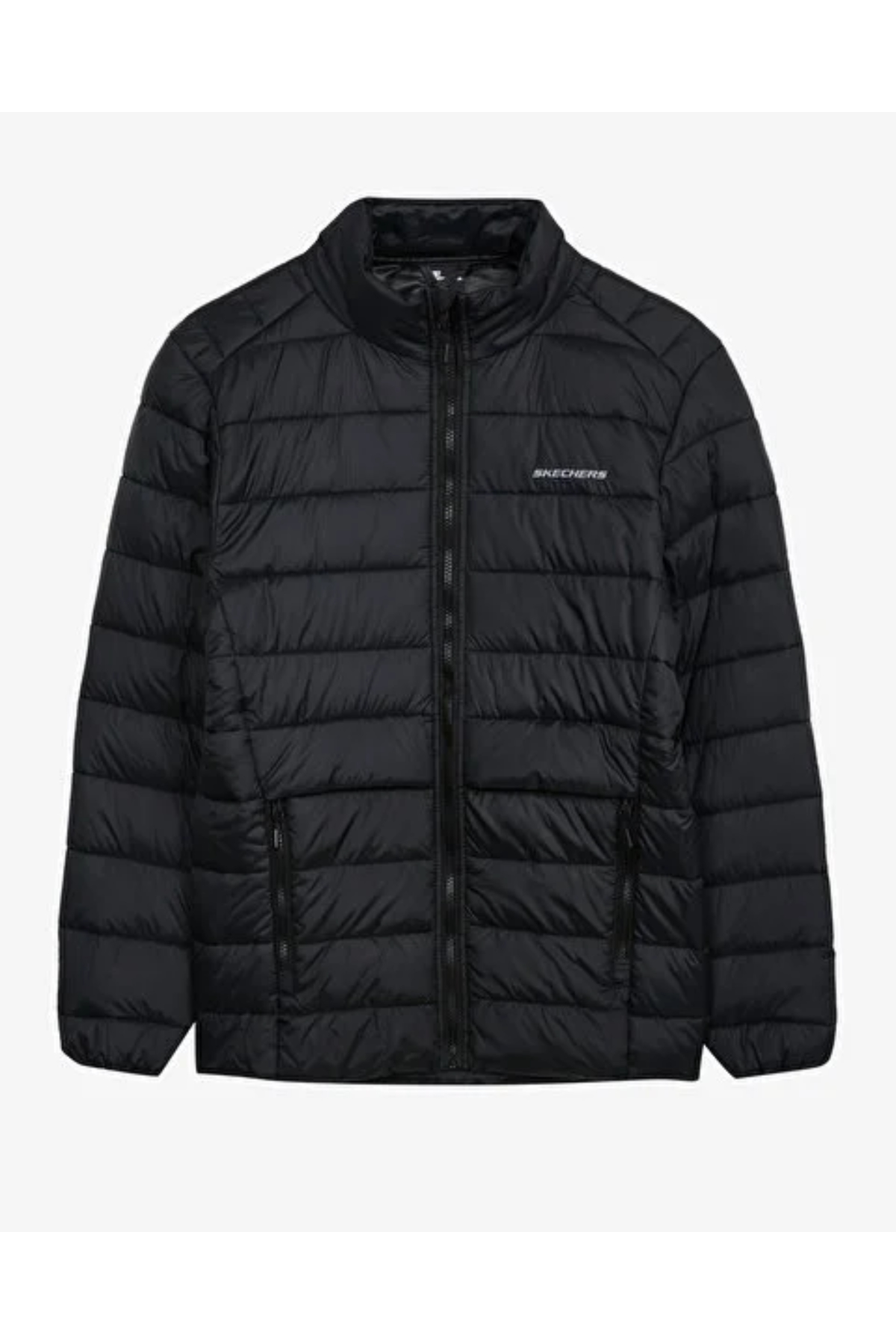 Skechers S231242-3817 M Essential Outerwear Padded Jacket Erkek Şişme Mont Siyah