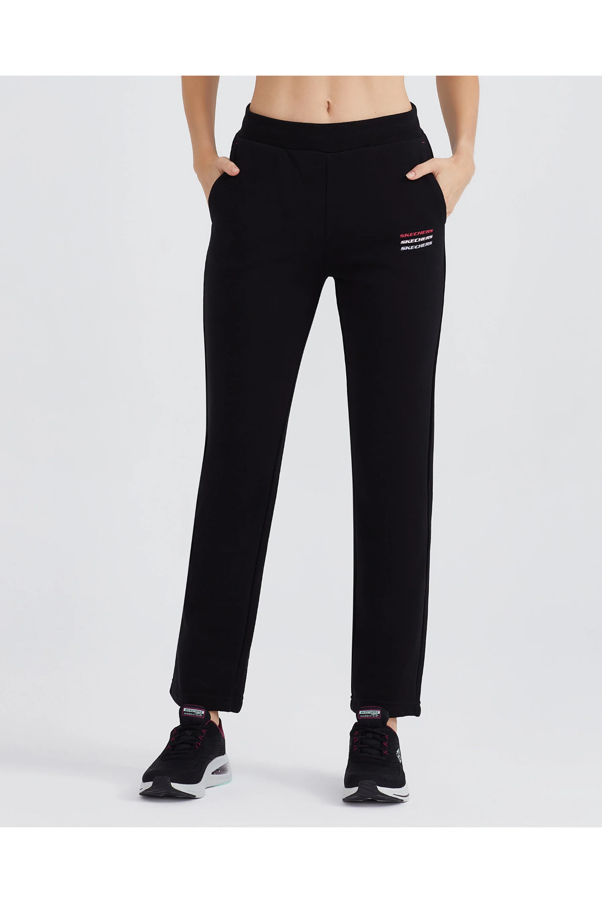 Skechers S232240-001 W Essential Regular Kadın Eşofman Altı Siyah