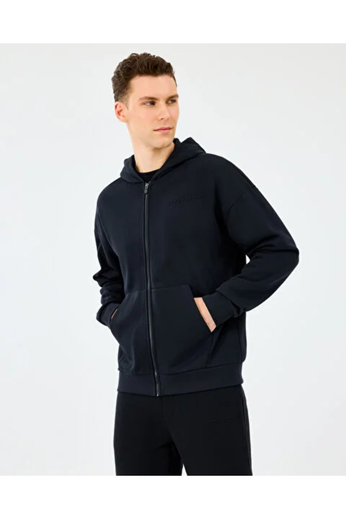 Skechers S2610014-3817 Full Zip Erkek Hırka Siyah