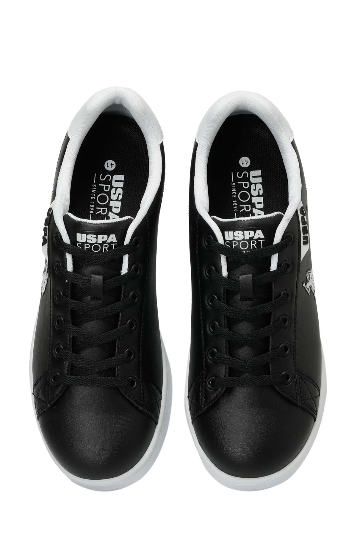 U.S. POLO ASSN.101501692 COSTA 4 FX Kadın Sneaker Siyah Beyaz