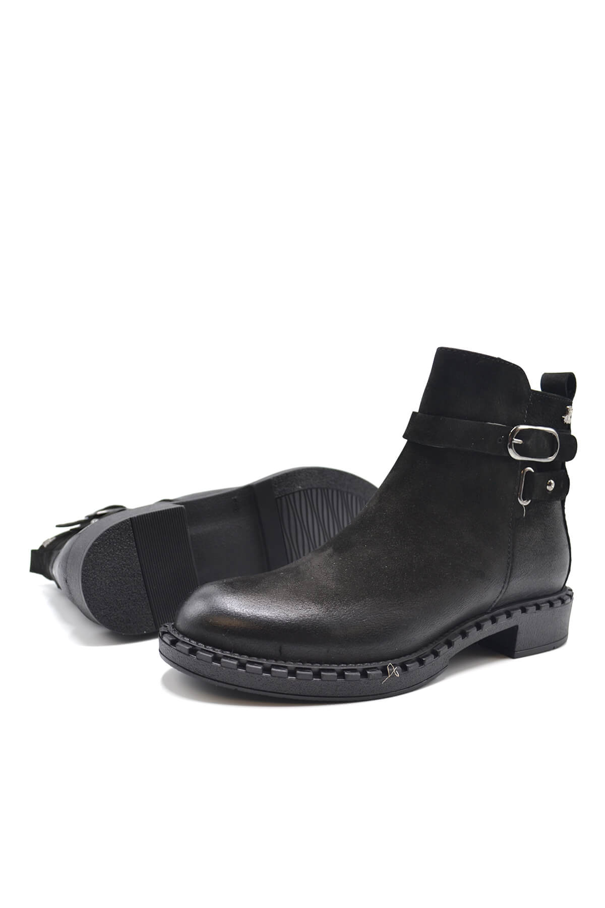 Venüs 2152203K Kadın Deri Bot Siyah
