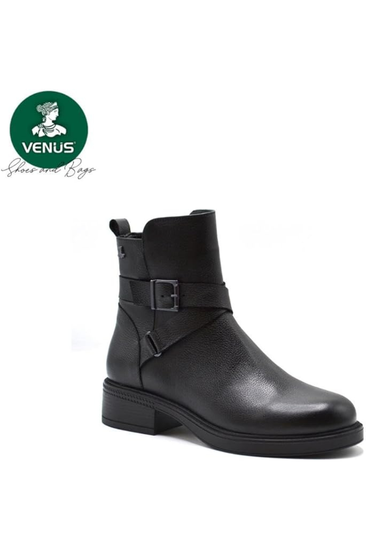 Venüs 2353502K Kadın Deri Bot Siyah