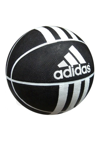 Adidas 3S Rubber 279008 Siyah Beyaz Basket Topu Siyah Beyaz