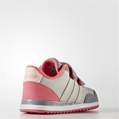 Adidas BC0088 Neo V Jog CMF INF Çocuk Sneaker Ayakkabısı Gri Pembe
