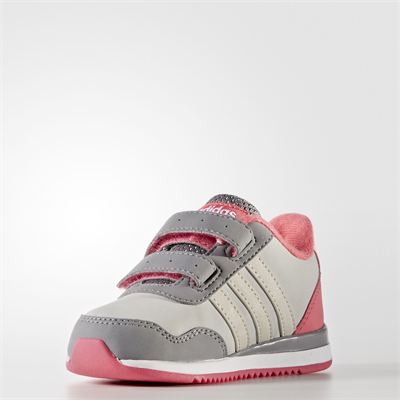 Adidas BC0088 Neo V Jog CMF INF Çocuk Sneaker Ayakkabısı Gri Pembe