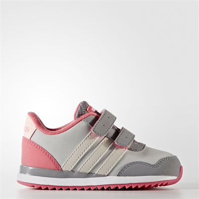 Adidas BC0088 Neo V Jog CMF INF Çocuk Sneaker Ayakkabısı Gri Pembe