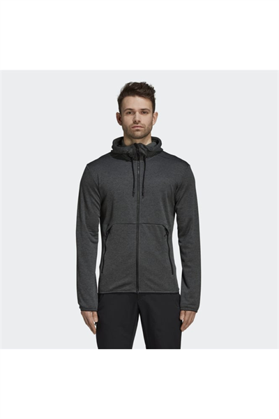 Adidas D73191 Terrex CTC Ho FI Jkt Erkek Eşofman Üstü Gri
