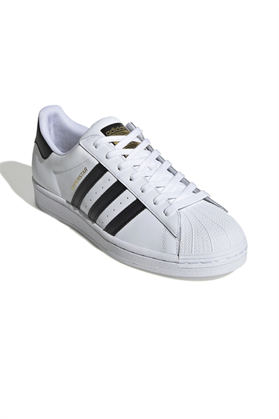 Adidas EG4958 SUPERSTAR Erkek Sneaker Ayakkabı Beyaz Siyah