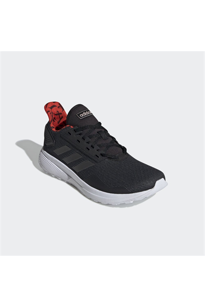 Adidas F3706 DURAMO 9  Erkek Yürüyüş Ayakkabı Siyah Beyaz