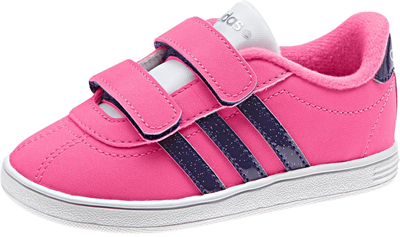 Adidas F97925 VLCOURT CMF INF Çocuk Sneaker Ayakkabısı Pembe Lacivert