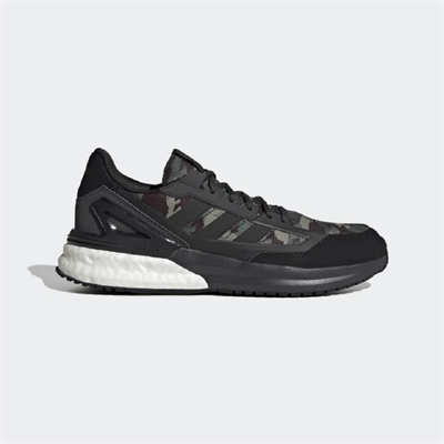 Adidas GW1106 Nebzed Super Erkek Yürüyüş Ayakkabısı Siyah Yeşil