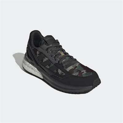 Adidas GW1106 Nebzed Super Erkek Yürüyüş Ayakkabısı Siyah Yeşil