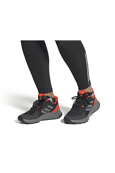 Adidas IF5010 TERREX SOULSTRİTE Erkek Outdoor Arazi Koşu Ayakkabısı Siyah Turuncu