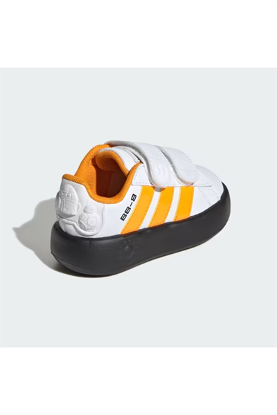 Adidas IH1140 DROIDS Grand Court CF I Çocuk Yürüyüş Ayakkabısı beyaz turuncu
