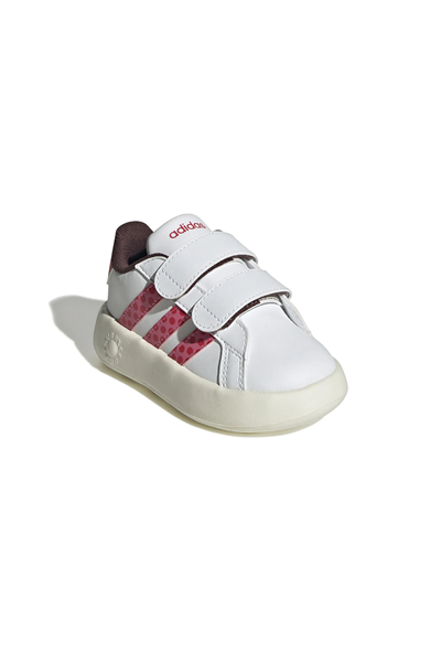 Adidas IH6309 GRAND COURT MINNIE CF I Çocuk Yürüyüş Ayakkabısı Beyaz Pembe
