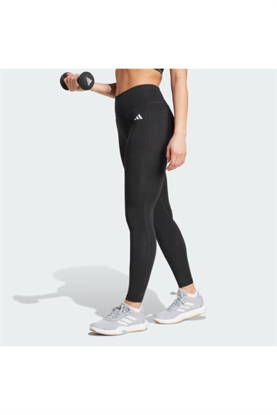 Adidas IT2280 OPTİME ESSENTİALS Stash Kadın Spor Tayt Siyah