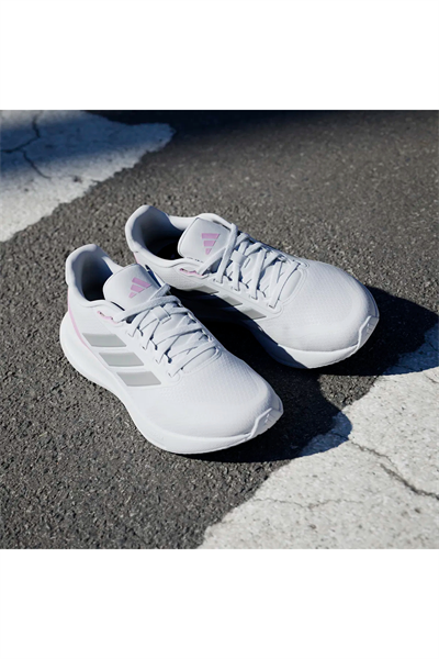 Adidas JI3981 RUNFALCON 5 W Kadın Yürüyüş Ayakkabısı Beyaz Pembe