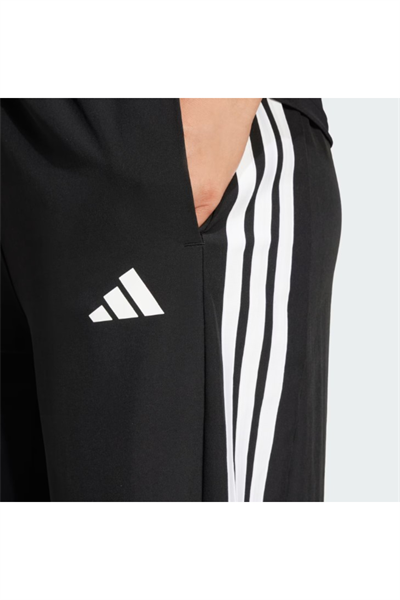 Adidas JI8313 WE 3S WOVEN PT Kadın Alt Eşofman Siyah Beyaz