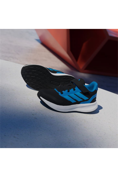 Adidas JP9399 RUNFALCON 5 EL C Çocuk Yürüyüş Ayakkabısı Siyah Mavi