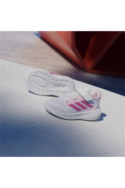 Adidas JP9409 RUNFALCON 5 EL I Çocuk Yürüyüş Ayakkabı Beyaz Pembe