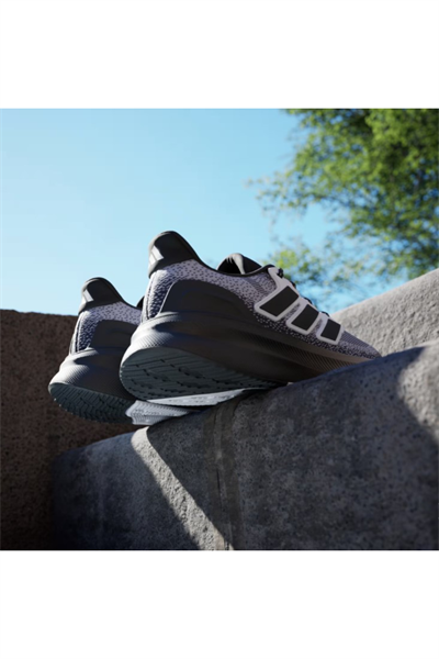 Adidas JS2836  ULTRARUN 5 Erkek Yürüyüş Ayakkabısı Siyah Beyaz