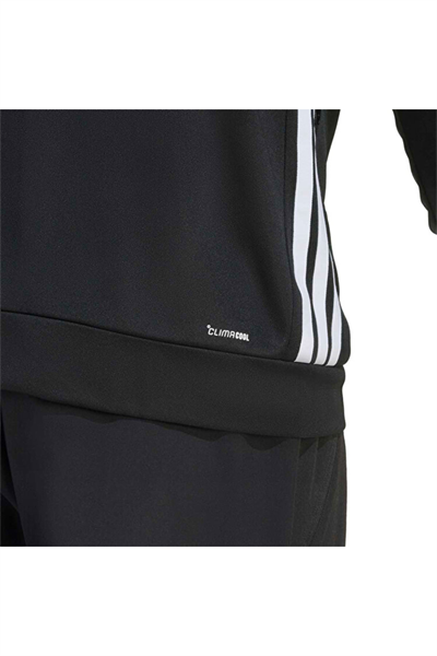 Adidas KA3481 WE ALLSET 3S TT Erkek Eşofman Üstü Siyah Beyaz