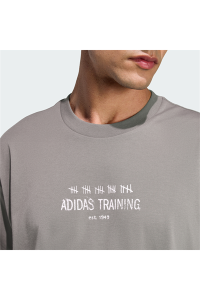 Adidas KB9400 M PWR G T Erkek T-Shirt Gri