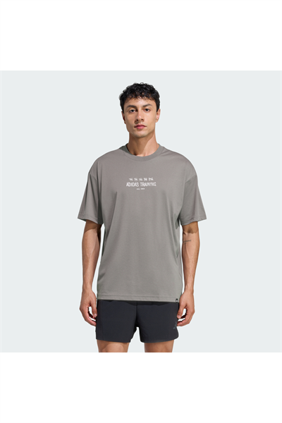 Adidas KB9400 M PWR G T Erkek T-Shirt Gri