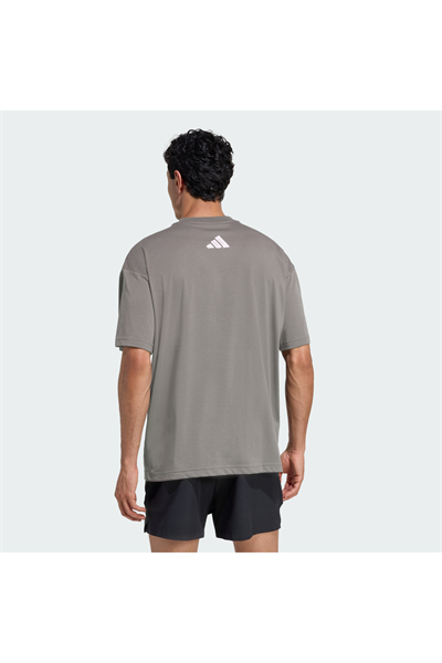 Adidas KB9400 M PWR G T Erkek T-Shirt Gri