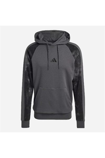 Adidas KC0705 M CAMO PRINT HD Erkek Sweat Gri Siyah