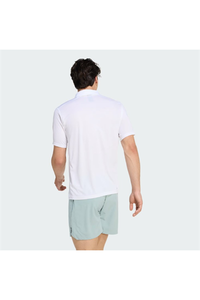 Adidas KD5436 WE BAS POLO Erkek Polo Yaka T-Shirt Beyaz