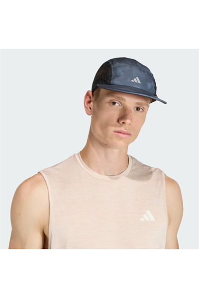 Adidas KD7004 RUN GRF CAP Spor Şapka Siyah Gri