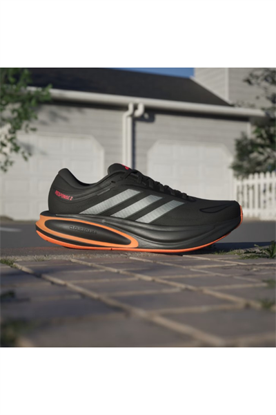 Adidas KJ1755 RESPONSE 2 M Erkek Yürüyüş Ayakkabı Siyah Turuncu