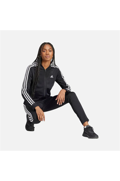Adidas W63051 Fieda Suit Kadın Eşofman Takımı Siyah Beyaz