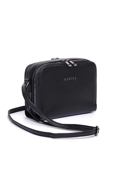 Armine 228 Bayan Çanta Croco Siyah