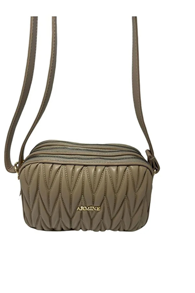 Armine 357 Kadın Omuz Çantası Vizon