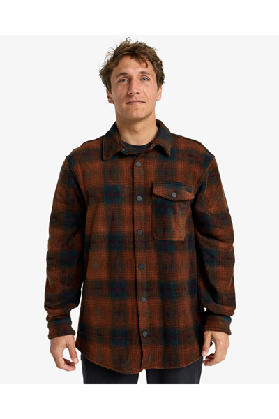 BILLABONG EBYFT00145 FURNACE FLANNEL Erkek Polar Gömlek Kahverengi
