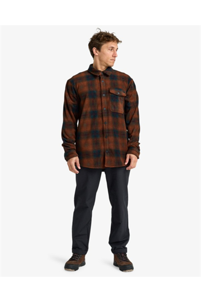 BILLABONG EBYFT00145 FURNACE FLANNEL Erkek Polar Gömlek Kahverengi