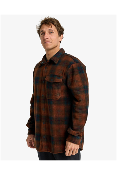 BILLABONG EBYFT00145 FURNACE FLANNEL Erkek Polar Gömlek Kahverengi
