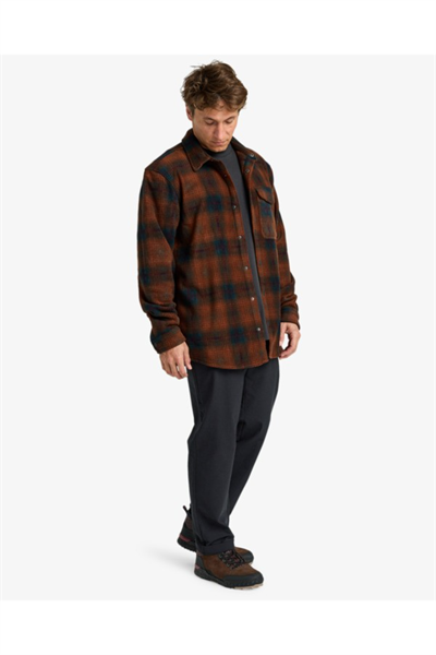 BILLABONG EBYFT00145 FURNACE FLANNEL Erkek Polar Gömlek Kahverengi