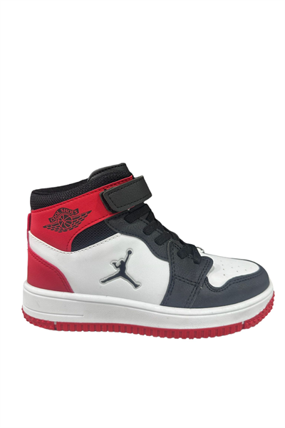 BoBe KIDS Haykat Uzun FLT Unisex Çocuk Sneaker Kırımızı beyaz