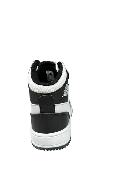 BoBe KIDS Haykat Uzun FLT Unisex Çocuk Sneaker Siyah Beyaz