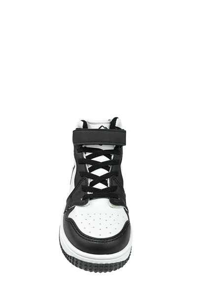 BoBe KIDS Haykat Uzun FLT Unisex Çocuk Sneaker Siyah Beyaz