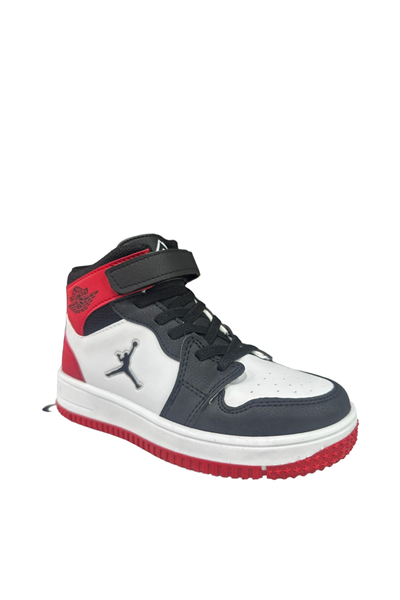 BoBe KIDS Haykat Uzun FLT Unisex Çocuk Sneaker Kırımızı beyaz