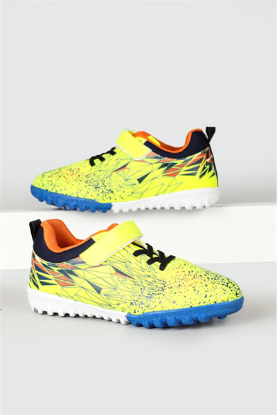 BoBe KIDS Messi Erkek Halı Saha Ayakkabısı Sarı